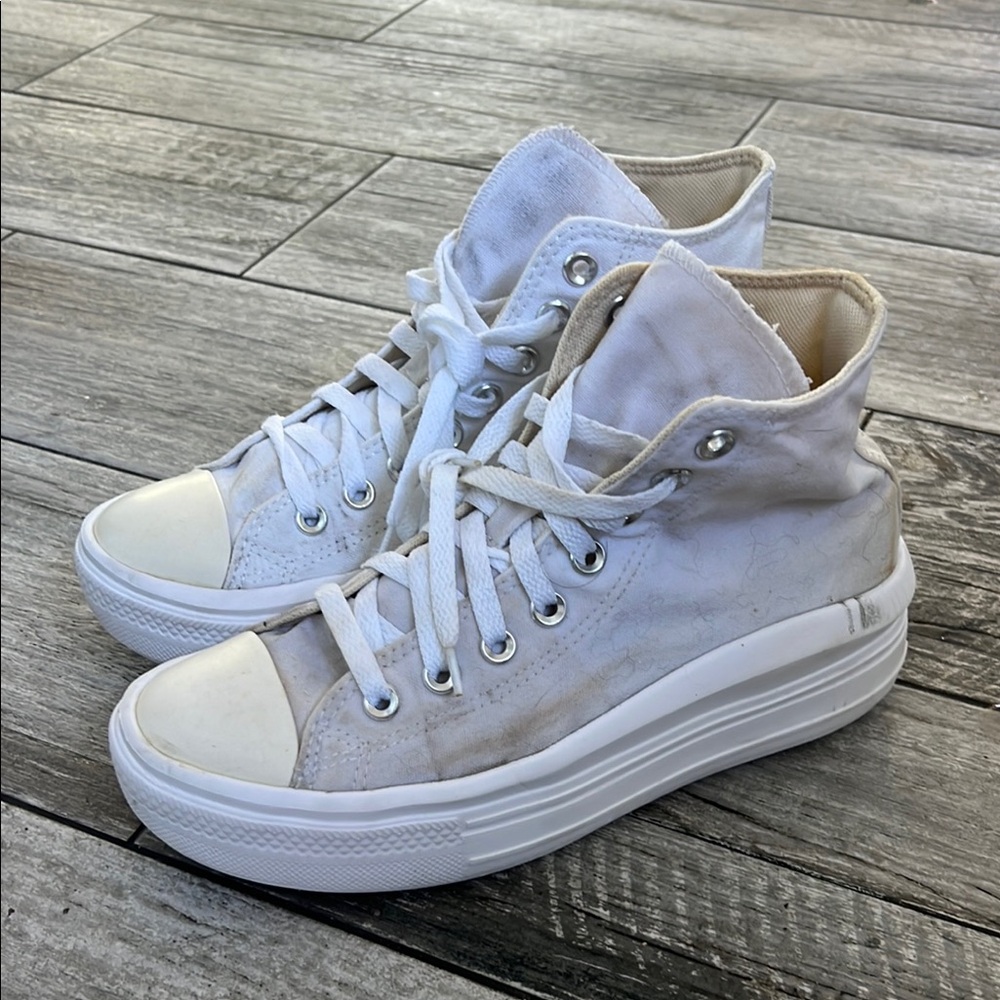 Women's White High-Top Sneakers Converse Lift womens hi tops